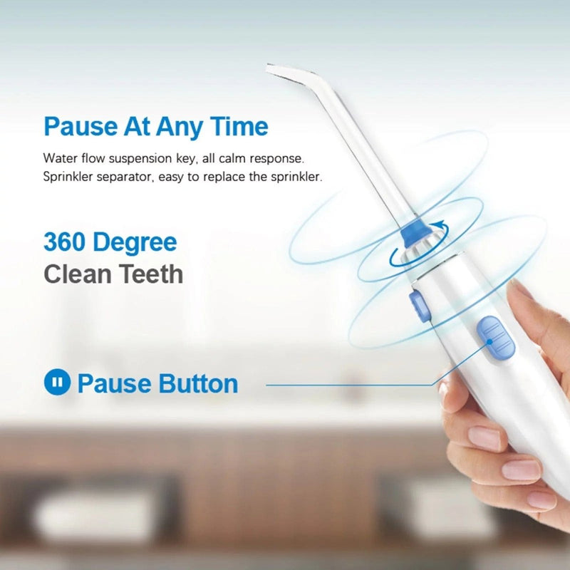 Dental Electric Water Flosser Oral Irrigator with 5 Adjustable Water - Nordavory