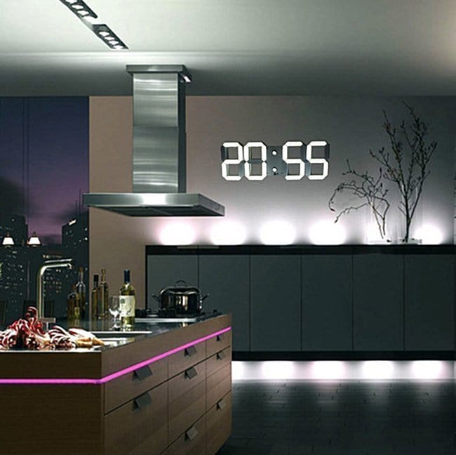 Digital LED Wall Clock Audio & Video nordavory