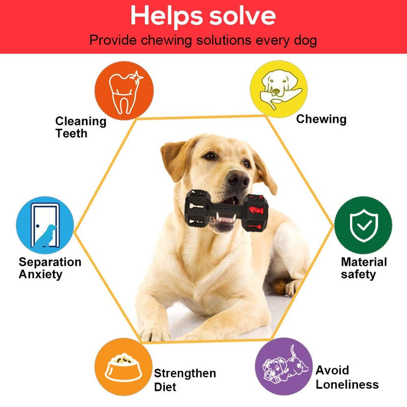 Dog Chew Toys for Aggressive Chewers Non - Toxic Dental Pet Toy forLarge - Nordavory