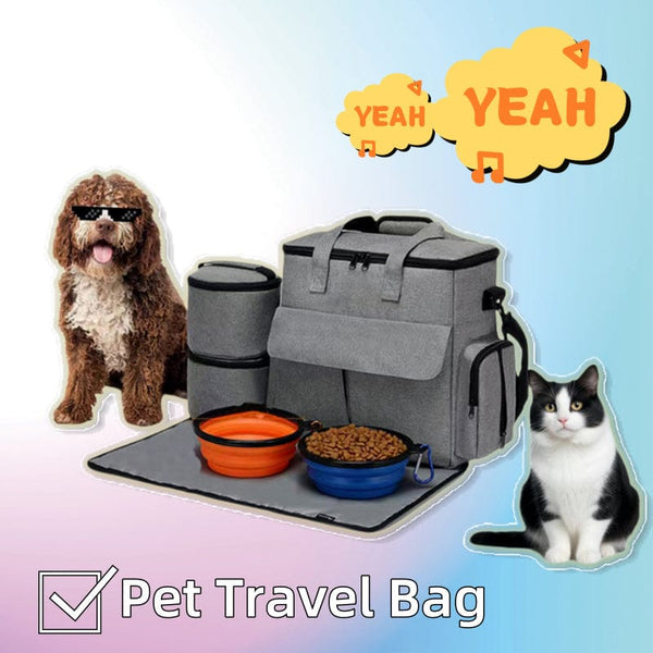 Dog Travel Bag Kit Pet Bag Out Travel Convenient Large - capacity - Nordavory