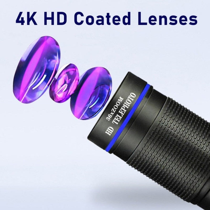 Dragon 36X Mobile Phone Lens Kit With Tripod - Nordavory