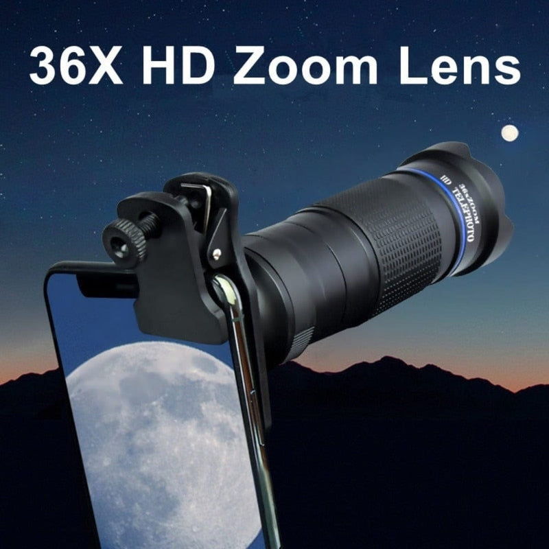 Dragon 36X Mobile Phone Lens Kit With Tripod - Nordavory