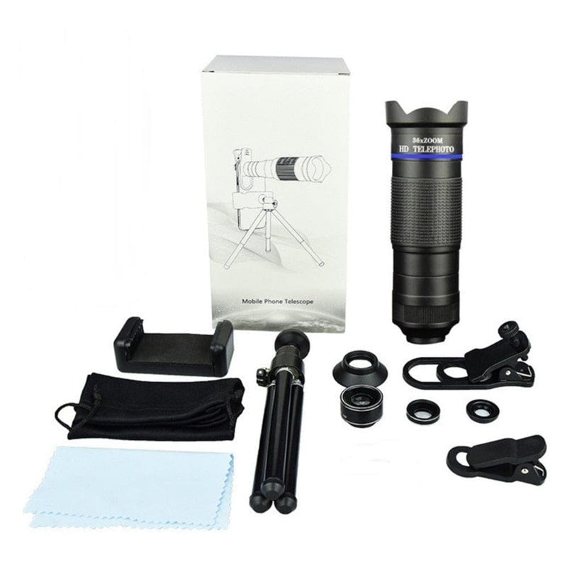 Dragon 36X Mobile Phone Lens Kit With Tripod - Nordavory