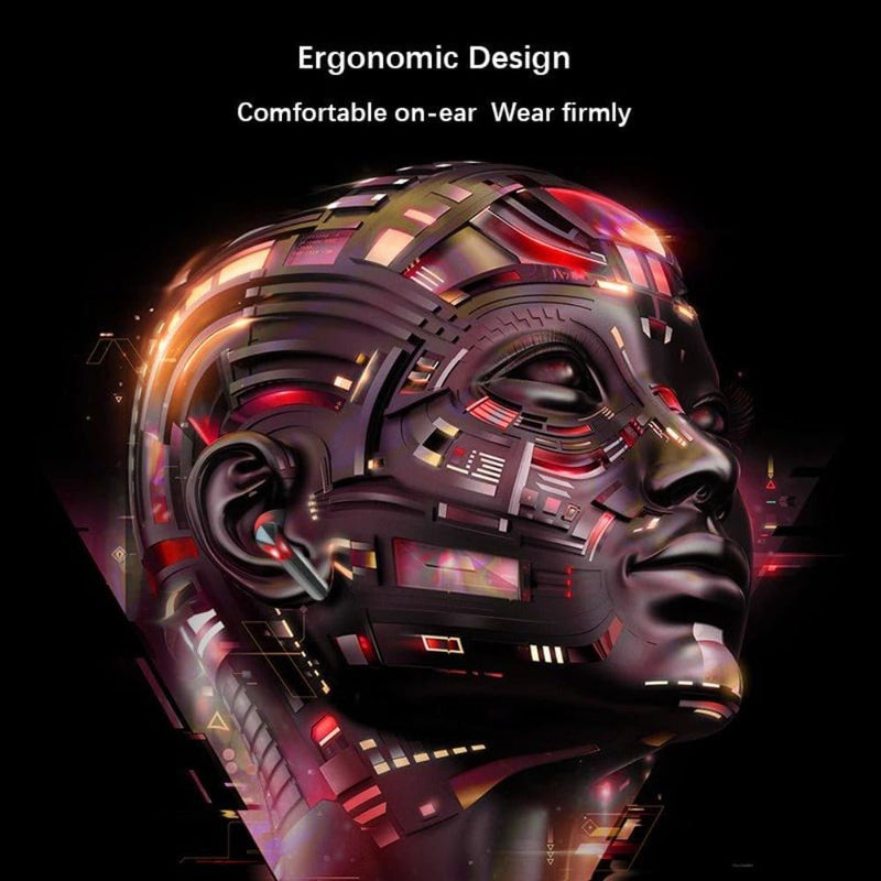 Dragon Red Flame Bluetooth Earbuds Mobile & Laptop Accessories nordavory