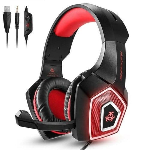 Dragon Stereo LED Gaming Headset with Microphone Audio & Video nordavory