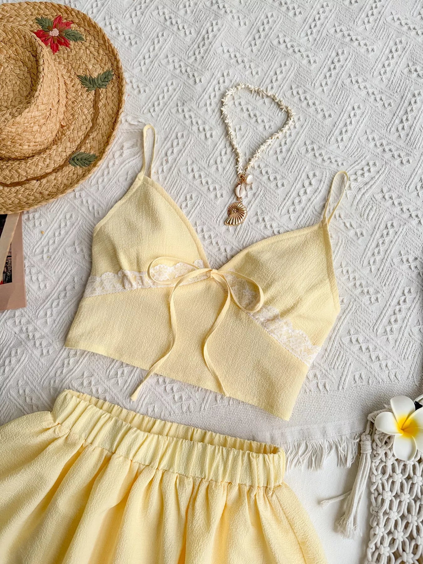 Smocked Cami and Skirt Set-Nordavory
