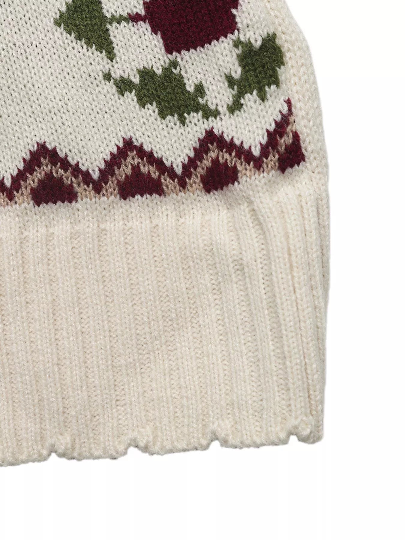 Cable Knit Turtleneck Sweater-Nordavory