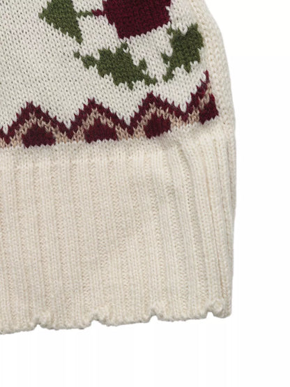 Cable Knit Turtleneck Sweater-Nordavory