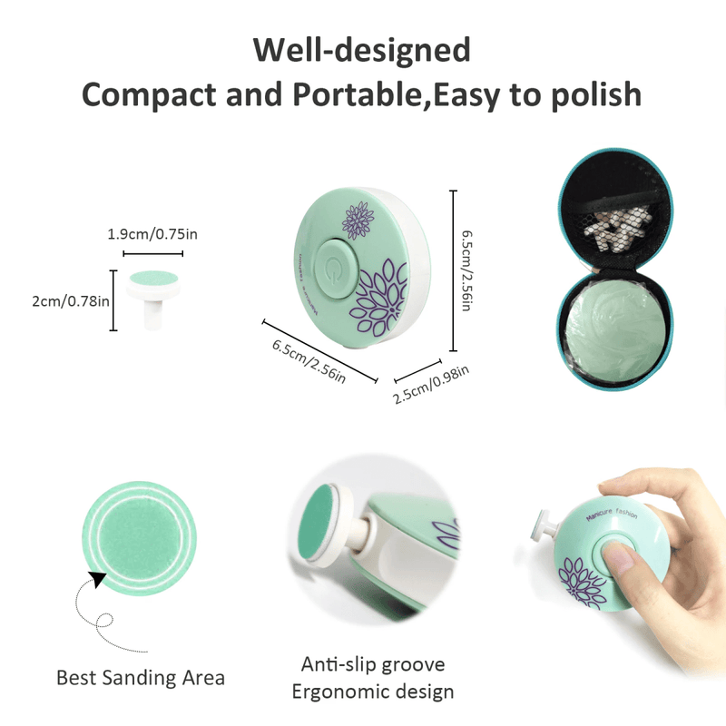 Electric Baby Nail Trimmer Nail Polisher Infant Manicure Scissors Kids & Babies nordavory