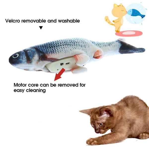 Electric Flipping Fish Toy for Cats - Nordavory