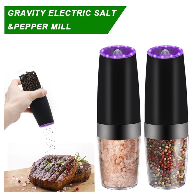 Electric Gravity Sensor Automatic Pepper Grinder Kitchen Tools - Nordavory