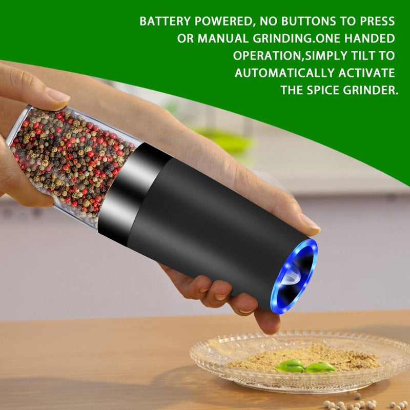 Electric Gravity Sensor Automatic Pepper Grinder Kitchen Tools - Nordavory