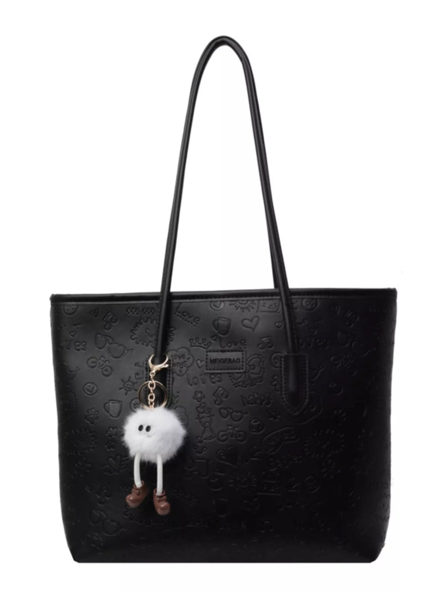 Embossed Pattern Tote Bag-Nordavory