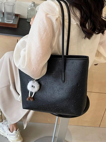 Embossed Pattern Tote Bag-Nordavory
