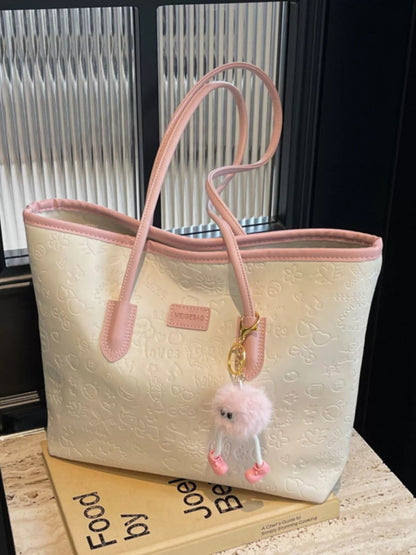 Embossed Pattern Tote Bag-Nordavory