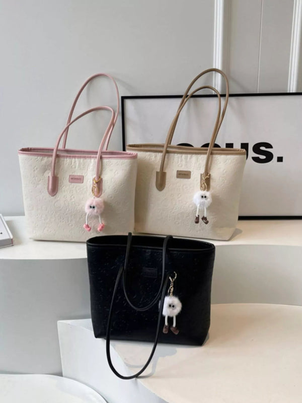 Embossed Pattern Tote Bag-Nordavory