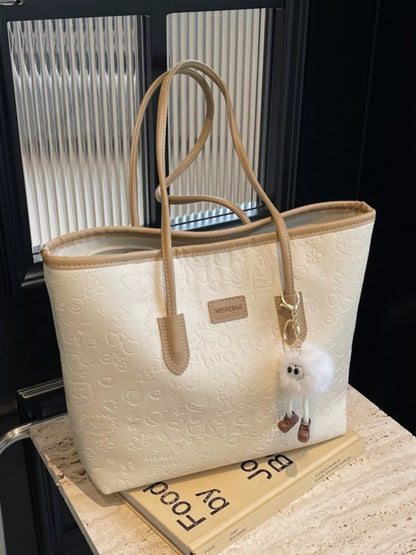 Embossed Pattern Tote Bag-Nordavory