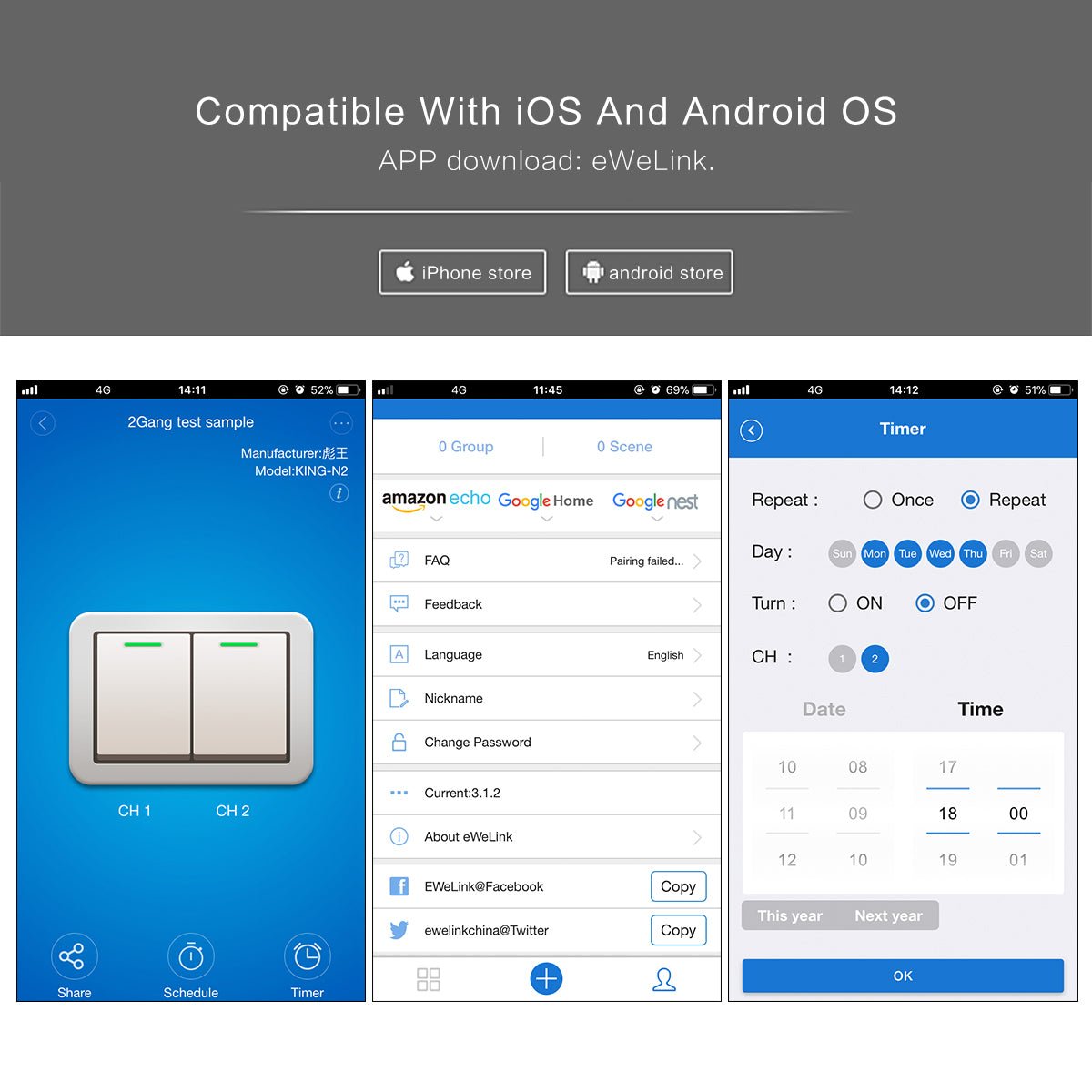 EU Standard Smart Switch - Nordavory