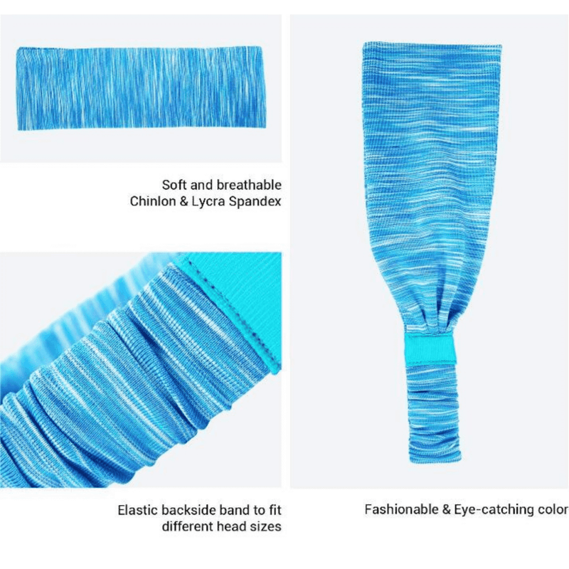 Extra - Wide Sport and Fitness Sweat - Wicking Headband - Nordavory