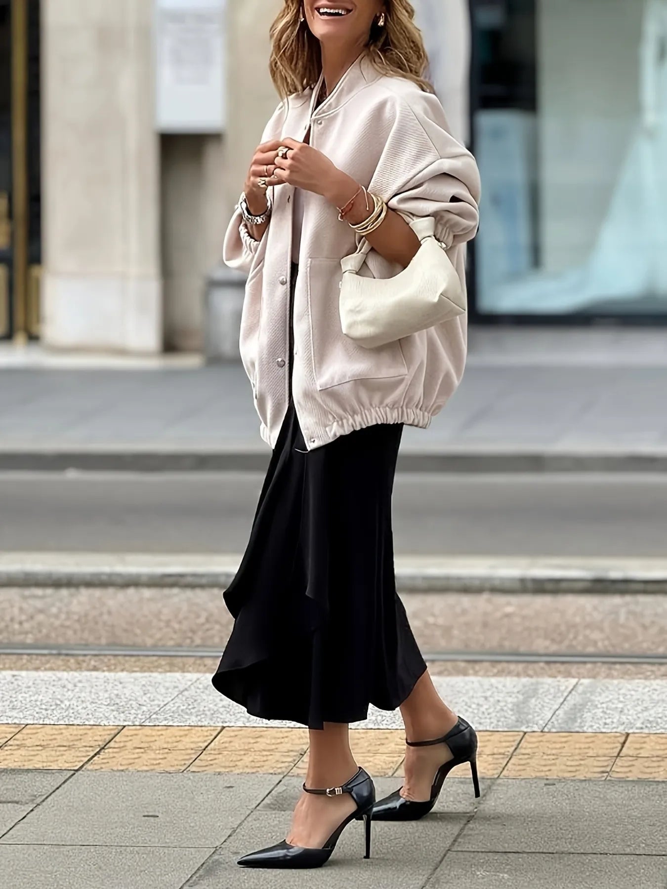 Button Up Long Sleeve Jacket-Nordavory