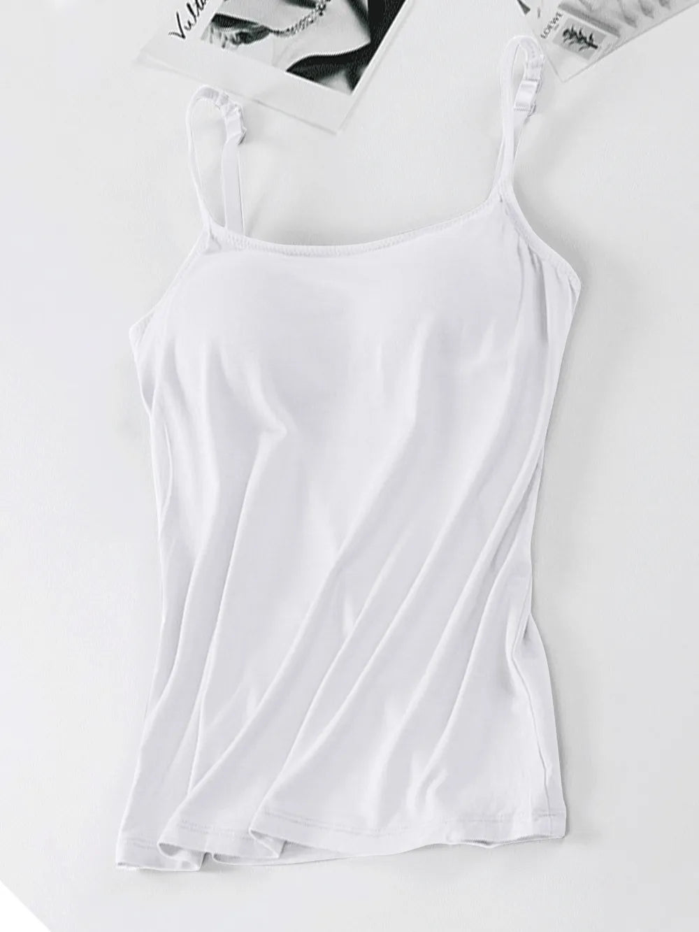 Scoop Neck Adjustable Strap Cami-Nordavory