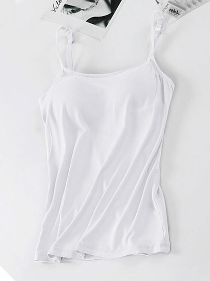 Scoop Neck Adjustable Strap Cami-Nordavory