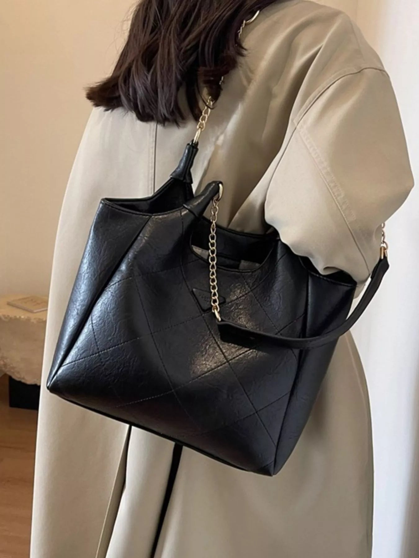 PU Leather Shoulder Bag-Nordavory
