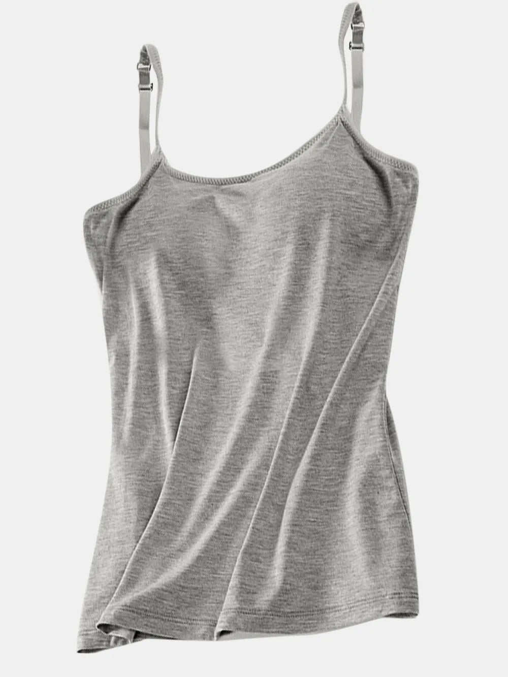 Scoop Neck Adjustable Strap Cami-Nordavory