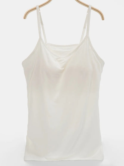Scoop Neck Adjustable Strap Cami-Nordavory