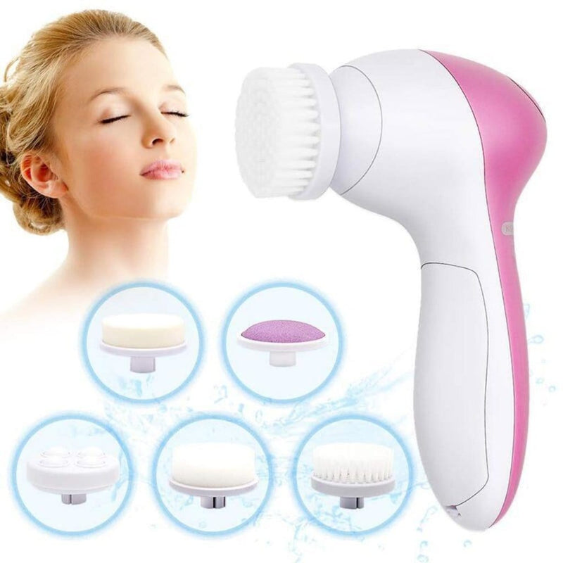 Face Massage Cleansing Brush 5 Pcs Set Skincare nordavory