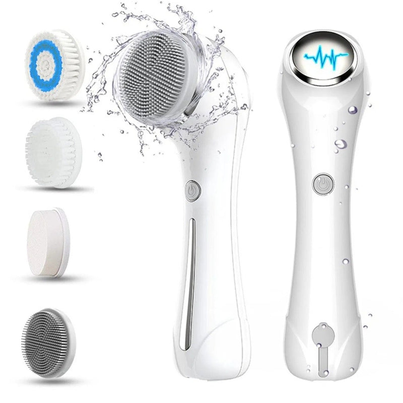 Facial Cleansing Brush, Brush For Exfoliating, IPX7 Waterproof 3 In 1 - Nordavory