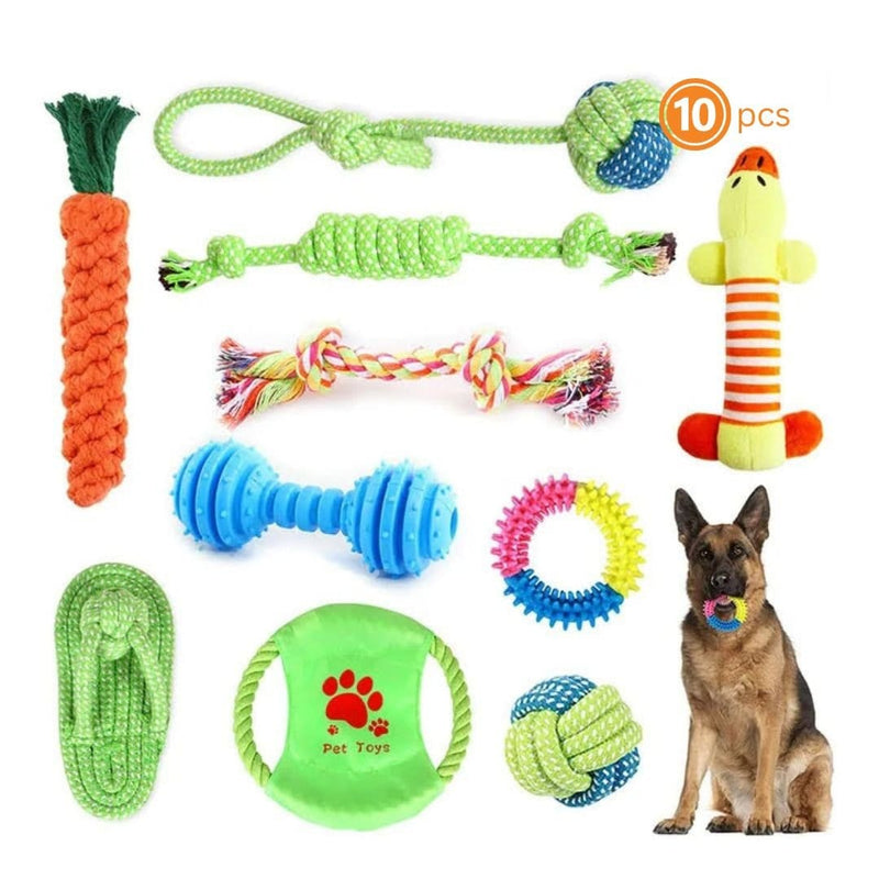Fast Shipping 10 pcs Bite-Resistant molar Dog Toys Toys nordavory