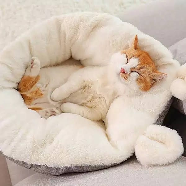 Fast Shipping CAT BED SLEEPING BAG (Grey-Medium) Beds & Blankets nordavory