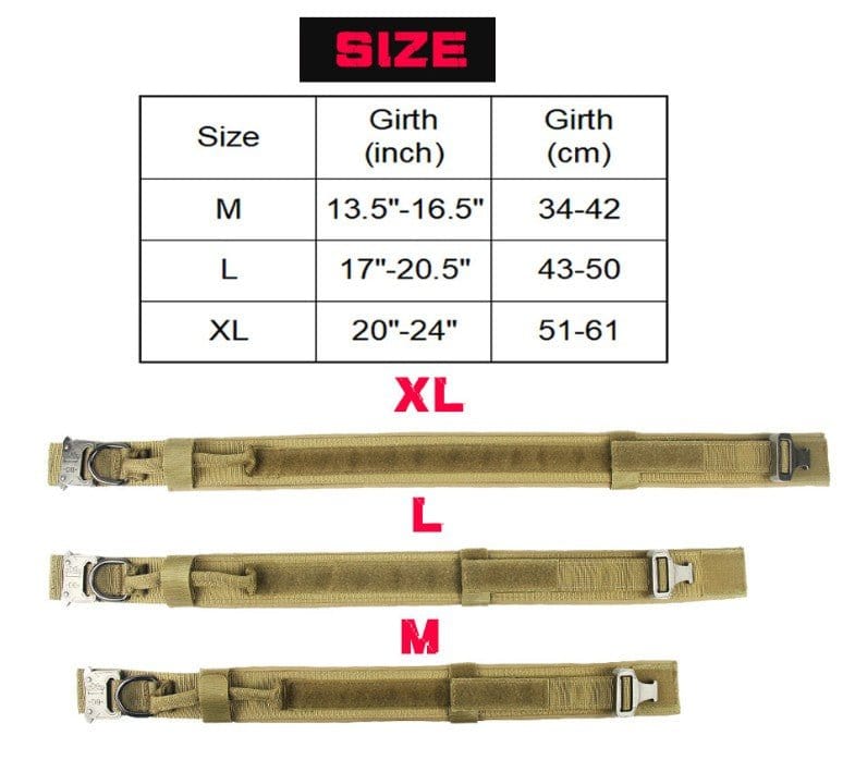 Fast Shipping Durable Military Tactical Dog Collar Leashes, Collars & Petwear nordavory