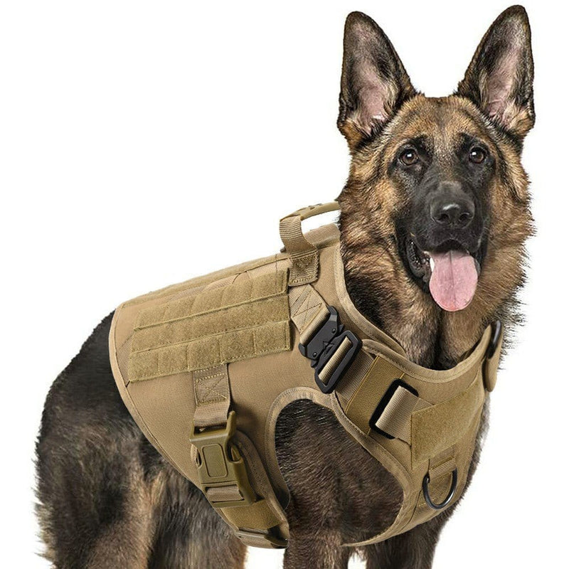Fast Shipping Military Dog Tactical Harness and Leash Set Leashes, Collars & Petwear nordavory