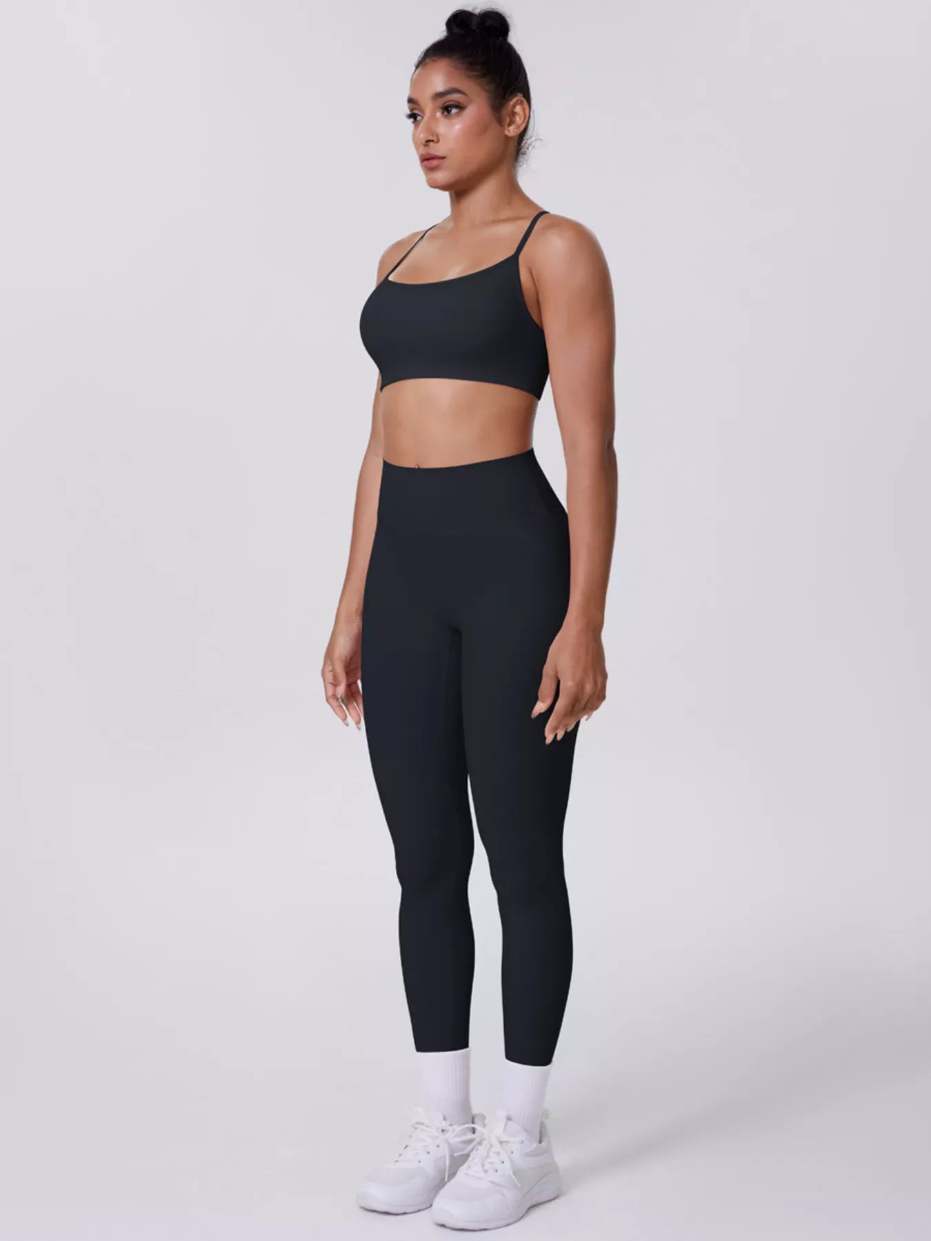 Criss-Cross Back Cami and Leggings Active Set – image 9