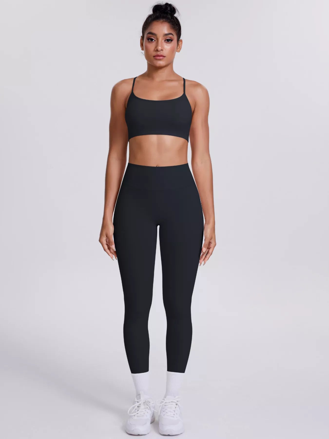 Criss-Cross Back Cami and Leggings Active Set – image 8