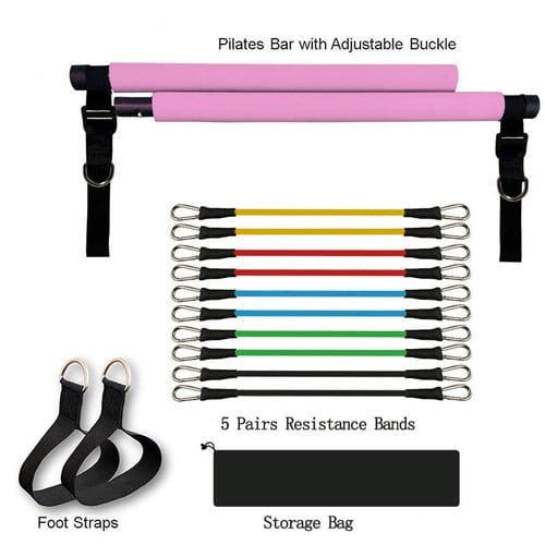 Fitness Yoga Pilates Bar Portable Gym Accessories Sport Elastic Fitness & wellness nordavory