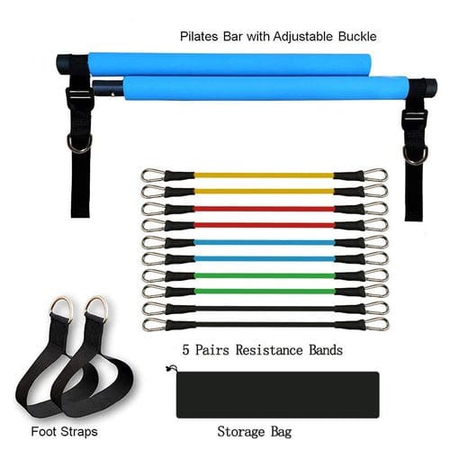 Fitness Yoga Pilates Bar Portable Gym Accessories Sport Elastic Fitness & wellness nordavory