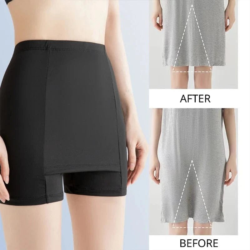 Flarixa Double Layer Safety Panties For Girls Women Boxer High Waist - Nordavory