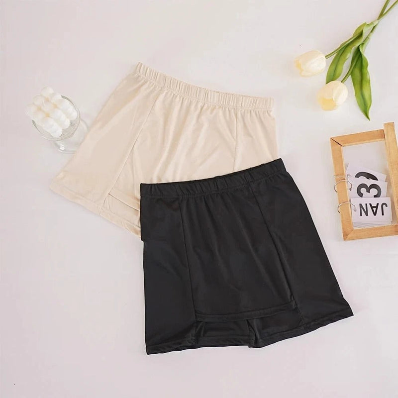 Flarixa Double Layer Safety Panties For Girls Women Boxer High Waist - Nordavory