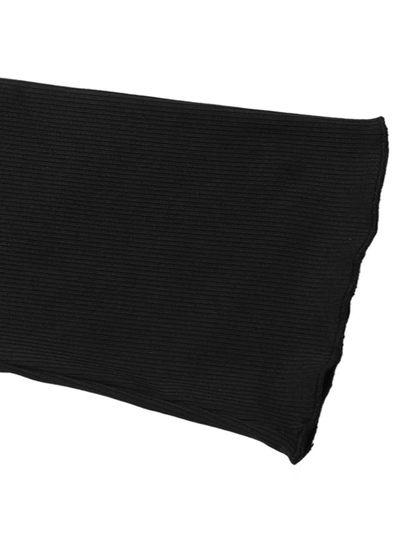 Flower Round Neck Long Sleeve Bodysuit - Nordavory