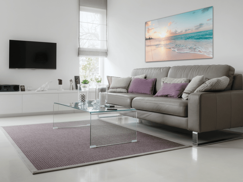 Glass Wall Art -Sea & Waves  (18x28 inches - 46x72cm) Home Decor nordavory