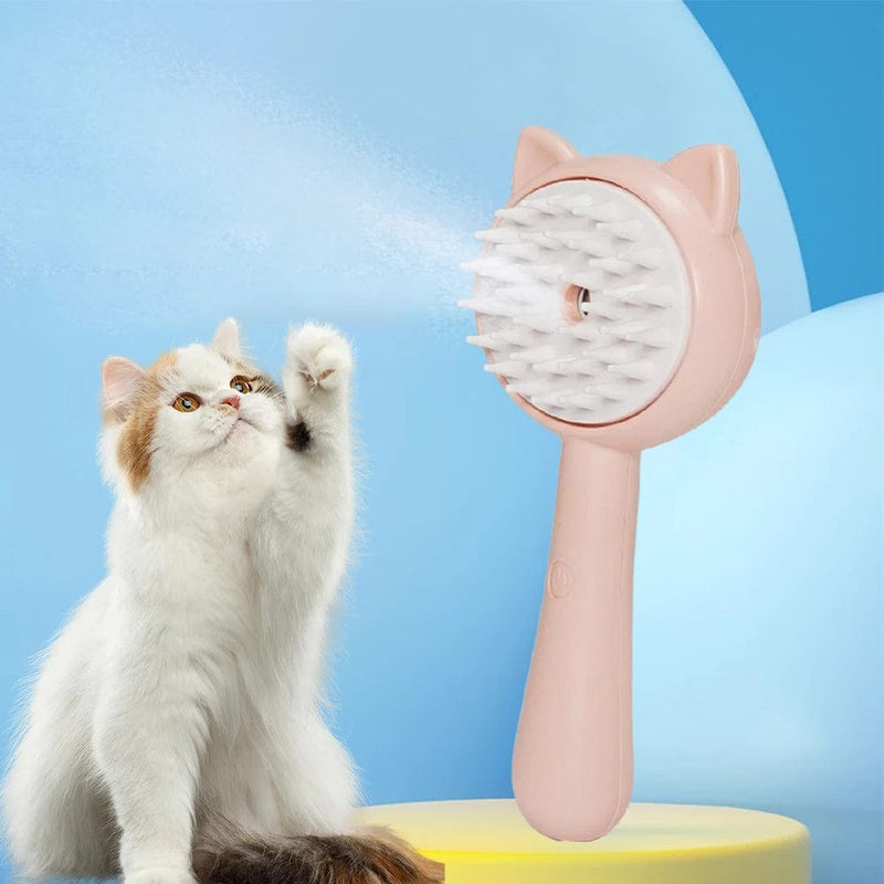 Hair Cleaning Brush With Mist Multifunctional Cat Grooming Brush - Nordavory