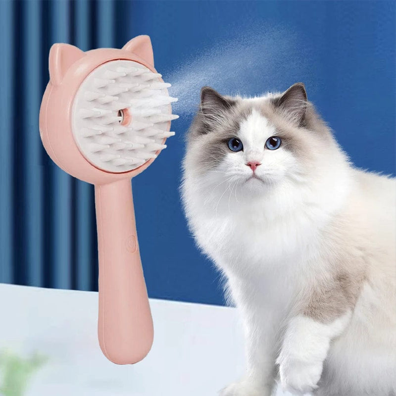 Hair Cleaning Brush With Mist Multifunctional Cat Grooming Brush - Nordavory