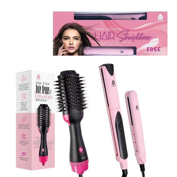 Hair Styling Power Bundle: One Step Hair Dryer & Volumizer Brush + - Nordavory