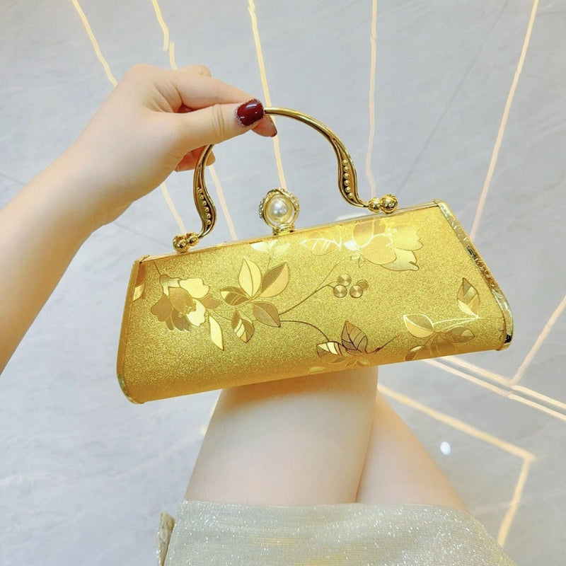 Handmade rhinestone Dinner bag Cocktail Dress Bag Hand - held skew party - Nordavory