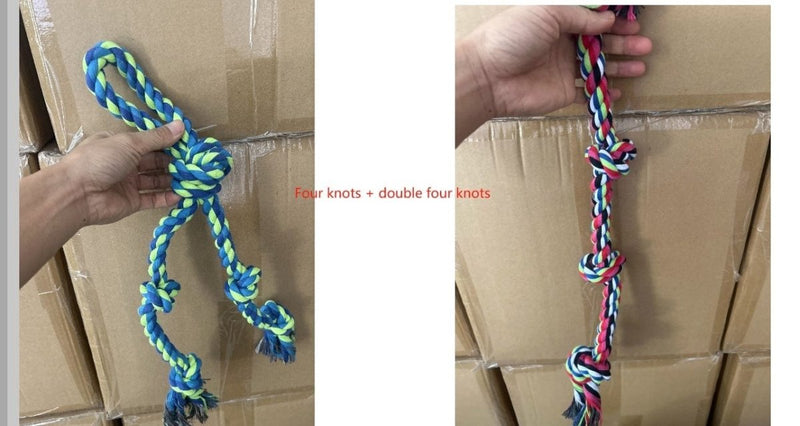 Heavy - Duty Rope Knot Dog Toys For Large Breeds Dental Health Chew And - Nordavory