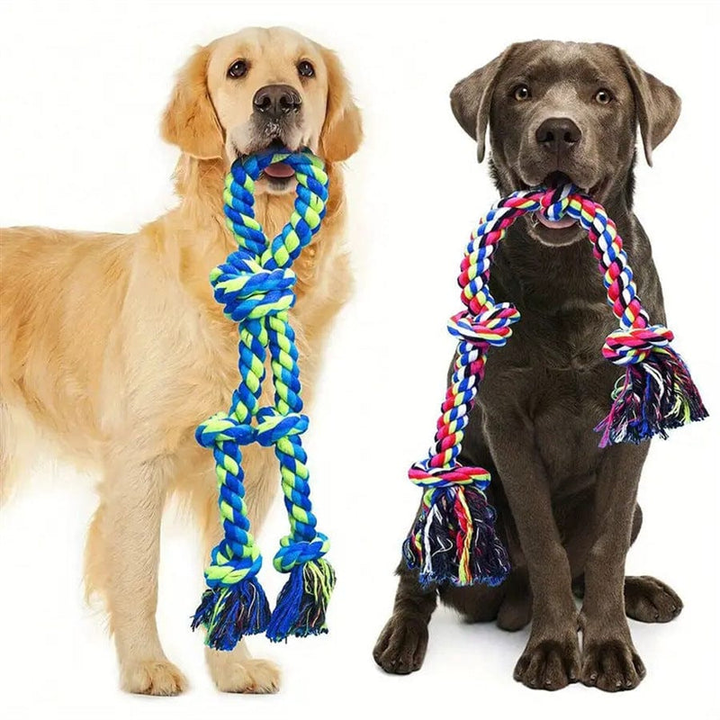 Heavy - Duty Rope Knot Dog Toys For Large Breeds Dental Health Chew And - Nordavory