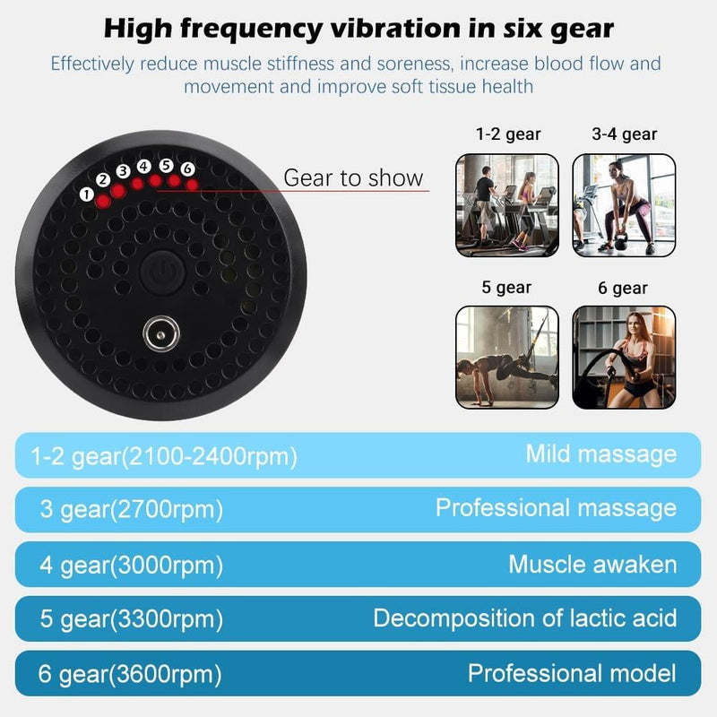 High Quality 6 Speeds Handheld Massager - Nordavory